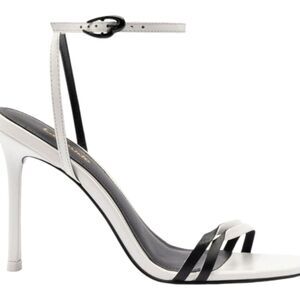 Larroude Vesper White Ankle Strap Sandals Size 9.5